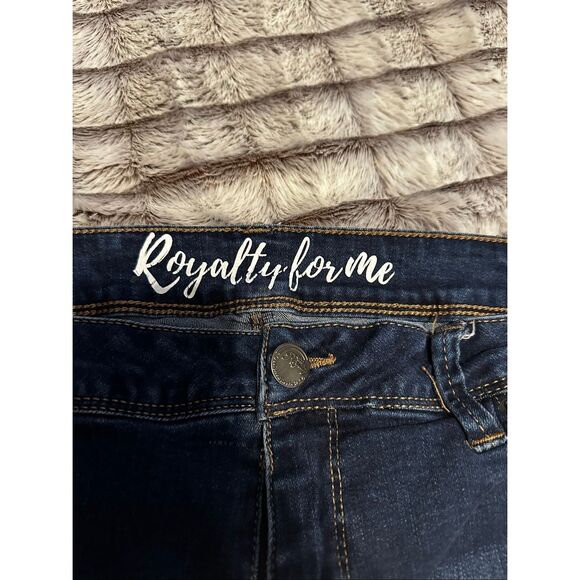 Women’s Royalty For Me Classic Blue Denim Jeans Size 16W - Picture 4 of 5